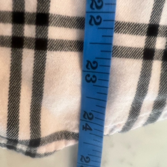 Victoria Secret Short Pajama Set Pink Gray Plaid Size Medium EUC - Picture 6 of 15